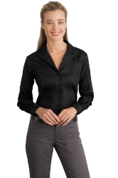 Ladies Herringbone Non-Iron Button Down 